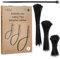 Set de serre-câbles noir: 500 serre-câbles noirs en 3 tailles - Attache câble collier, Cable Management - Serre-cables 100mm, 150mm, 200mm - LIVAIA