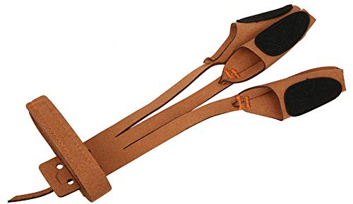 Uxsiya Guanti di protezione per tiro con l'arco a tre dita, guanti di protezione per tiro con l'arco per la caccia