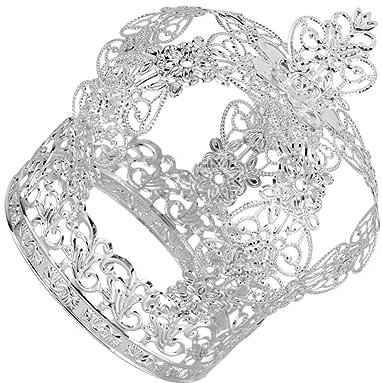 Ciieeo 3stücke Luxuriöse Krone Für Geburtstagstorte Kreative Tortendeko Silber Für Feierlichkeiten Hochzeiten Und Partys Wiederverwendbar Nicht Für Und Desserts