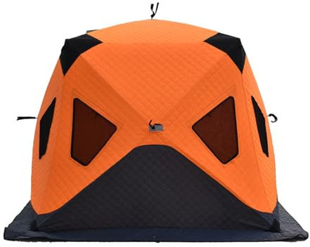 COMETX Fischerzelt-Upgrade für Wintercamping 3-4 Personen im Freien tragbares und leichtes Laternenzelt wasserdicht und warm