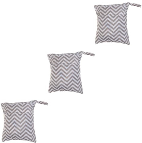 VICASKY Pannolino impermeabile 3 pezzi pannolini con doppia cerniera impermeabile pannolino bambino pannolino infantile doppio zip stampato pannolino arcobaleno