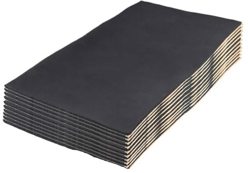 SkyjOy Isolant D'Automobile 9/18/27X 30 * 50cm 3/8/10mm Voiture Isolation phonique Tapis en Coton Capot de Moteur insonorisant tampons Anti-Bruit Isolant Thermique Voiture(27 30x50x0.8cm)