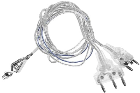Happyyami Fechthanddraht für Zaunfolie mit Hoher Leitfähigkeit Feine Verarbeitung Transparentes Kabel Geeignet für Florett und Degenfechter bei Wettkämpfen