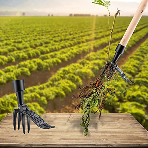 Stand-Up-Unkrautentferner, mit Fußpedal, Outdoor-Unkrautwerkzeug, Garten-Unkrautentferner, Handwerkzeug für Garten, Hof, Rasen, Terrasse (1 Packung)