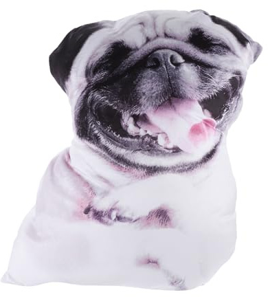 Zerodeko Hundeform Kuschelkissen Für Zuhause Für Sofa Wohnzimmer Schlafzimmer Hübsches Kissen in Hundekonfiguration Gefülltes Dekokissen Für Gemütliche Stunden