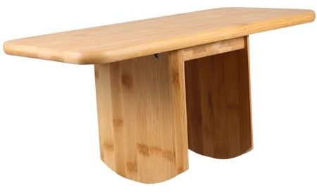 TOPPERFUN Meditationshocker Aus Holz Tragbare Meditationsbank Kniebank Für Yoga Und Meditation Stabiler Sitz Zum Knien Kompakt Für Zuhause Und Bürogebrauch