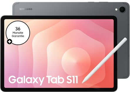 Samsung Galaxy Tab S11, AI Tablet, Wi-Fi, Leichtes Design, Vielseitige KI-Tools, DeX, 256 GB Speicher, 12 GB RAM, Lange Akkulaufzeit, Gray, 3 Jahre Herstellergarantie [Exklusiv auf Amazon]