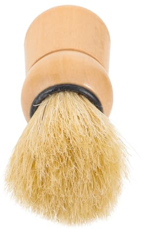 VICASKY Bartbürste mit Borsten zur Bartpflege und Entfernung von Haarresten Praktische Barbierbürste für Tägliche Rasur von Männern