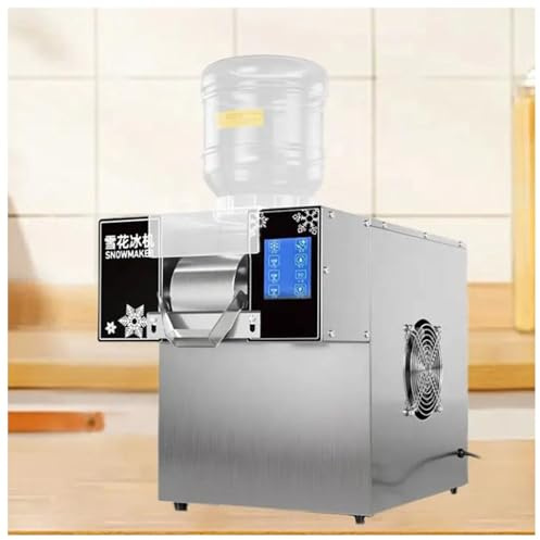 Máquina automática de hielo afeitado, refrigeración por aire de alta capacidad para restaurantes, tiendas de té de leche y camiones de comida