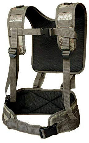 DETECH Ceinture de Combat Tactique Molle avec Harnais, Ensemble de Ceinture de sécurité pour Harnais en H