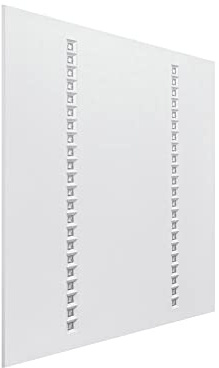 LEDVANCE Panel-Leuchte LED: für Decke, PANEL IndiviLED 600, 33 W, 220…240 V, Ausstrahlungswinkel: 70, Warm White, 3000 K, Gehäusematerial: Stahl, IP40, 1-er-Pack
