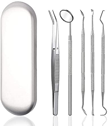 Rpanle Pulizia Denti Tartaro Ablatore Kit, Igiene Dentale Kit per Placca e Tartaro Rimozione Sbiancamento Denti kit