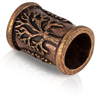 NKlaus Bronze Bartperle Lebensbaum Germanisch Keltisch Wikinger Herren Mittelalter 3139