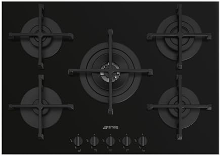 SMEG PV275B, Piano cottura a gas SELEZIONE, Black