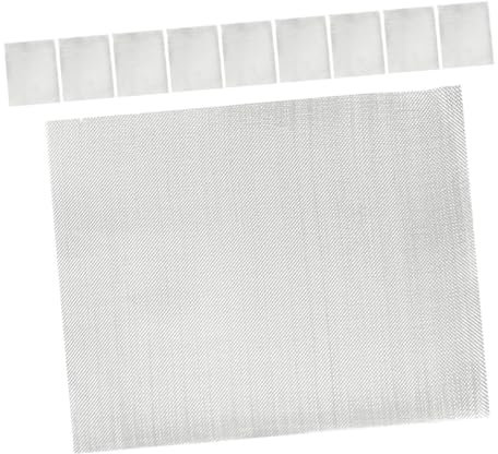 Gatuida 10 Pcs red de reparación de automóviles soldador de plástico soldadura de plastico soldadura de plásticos malla de alambre soldada malla de alambre de acero malla metálica Silver