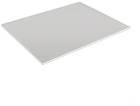 Yhenlovtt Lámina acrílica de 3 mm para reemplazo de vidrio de invernadero, paneles ligeros resistentes a roturas de 200 x 200 mm, 400 x 400 mm (200 x 200 x 3 mm)