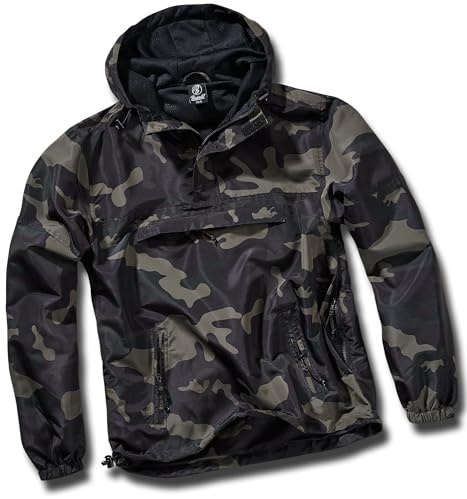Brandit Summer Windbreaker, Giacca Antipioggia, Anorak, Giacca da Allenamento - Molti Colori, Taglia S fino alla 5XL, M