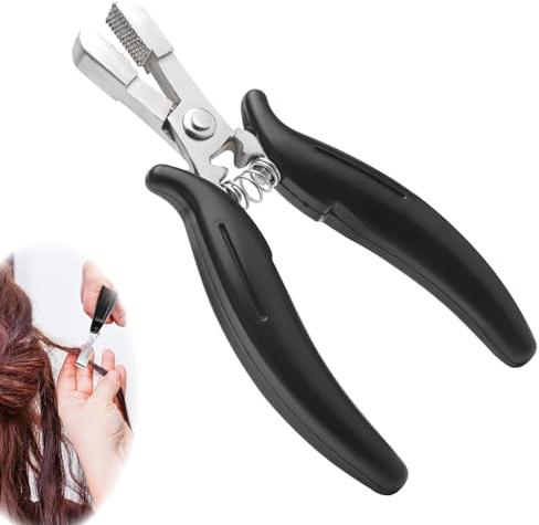 Extensions Zange, Bonding Löser für Extensions,Bonding Zange zum entfernen,Dreadlocks Extension,Extensions Entferner Ersatzclips,Extensions Löser für Friseure und DIY-Haarverlängerungen