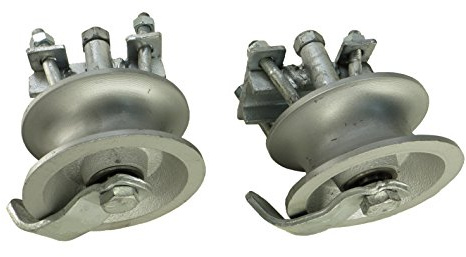 Rear Pipe Track Wheel for Chain Link Sliding Gates by Sure Fit Hardware