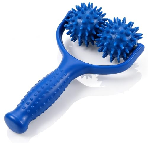 XLKJ Massage Stick Roller 2 Massagebälle mit Muscle Roller,für Beine Rücken Arme Schultern Oberschenkel