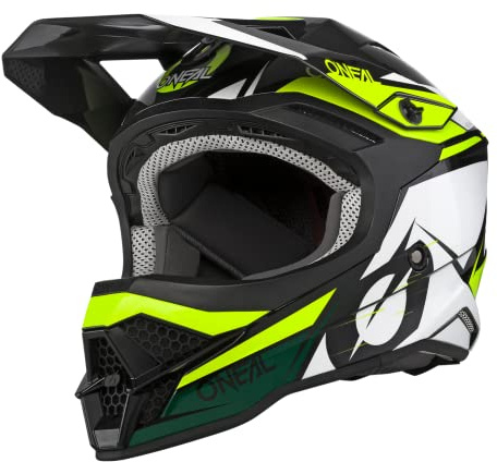 O'NEAL | Motocross-Helm | MX Enduro Motorrad | ABS-Schale, erfüllt, Airflaps™ kompatibel | 3SRS Helmet Stardust | Erwachsene