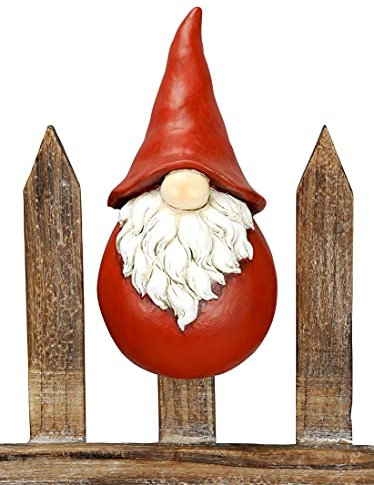 Posiwio Zaunhocker Nikolaus Santa Metall bemalt