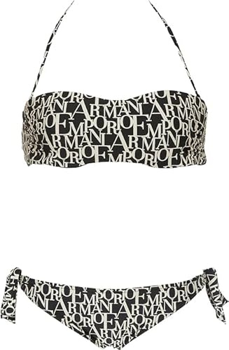 Emporio Armani Bikini a Fascia da Donna, Lapislazzuli, M