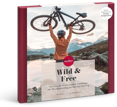mydays Geschenkbox Wild & Free | Geschenkbox für verschiedene Erlebnisse an 425 Orten
