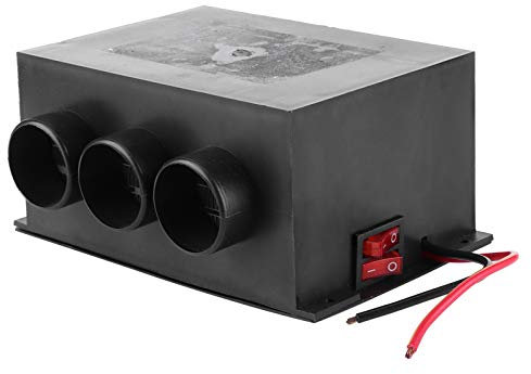 Riscaldatore per auto 12V 600W 3 fori portatile riscaldatore invernale parabrezza sbrinatore ad alta potenza riscaldamento veloce ventola antiappannamento
