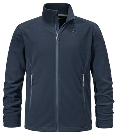 Schöffel Herren Fleece Jacket Cincinnati3, atmungsaktive, leichte Fleecejacke, schnell trocknende Outdoorjacke aus Tecnopile Material, navy blazer, 56