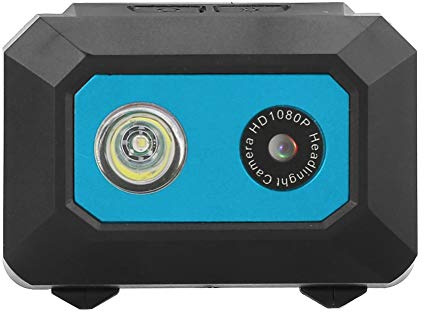 Mini cámara de Deportes, Super HD 1080P DV Deportes Cámara de Cabeza montada Acción Videocámara Grabadora DVR (Negro Rojo) (Negro y Azul)