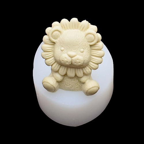Cute Lion Moule en silicone pour décoration de gâteau
