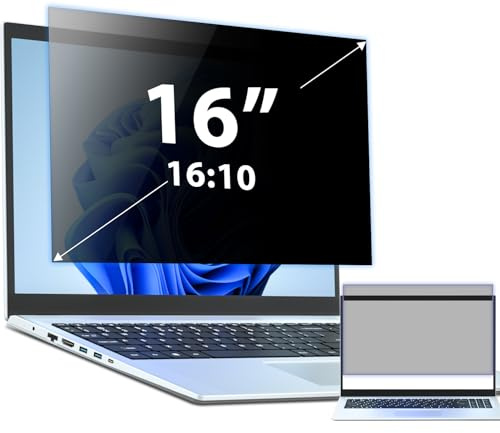 PYS Filtro de pantalla de privacidad para laptop de 16 pulgadas 16:10 Aspect