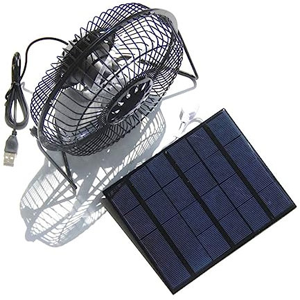 Zerodeko Solar-mini- Tragbarer Solarbetriebener Für Zuhause Büro Haustier 3 5 W 6 Zoll