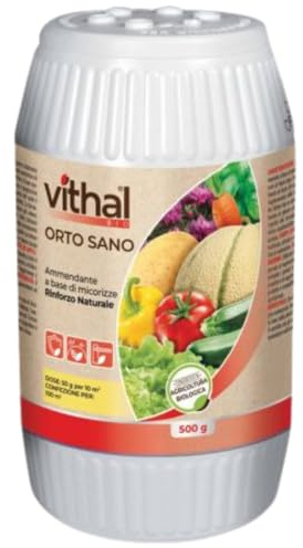 VITHAL Integratore Orto Sano Bio in Microgranuli 500gr - Rinforzo Naturale, Stimola le Radici e Favorisce la Crescita