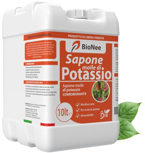 Savon Molle Potassique 10L - Insecticide Naturel pour Plantes, Pucerons, Coccinille, Effet Corroborant et Lave Melata