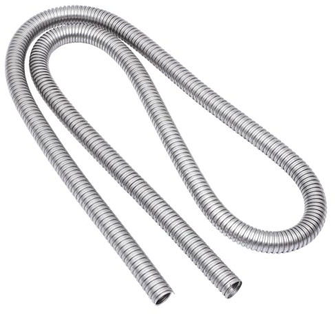 Veemoon Tuyau De Flexible Acier Inoxydable Manchon De Câble Métallique Organisateur De Câbles Résistant à Abrasion Flexibilité pour Bureau Et Machine Heavy-Duty