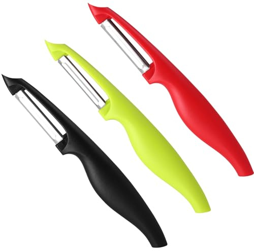 3PCS Swivel Vegetable Peeler,Kitchen Peelers, Original Vegetable Fruit Peeler, Stainless Steel Peelers