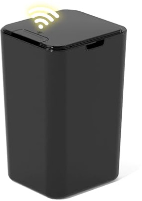 CISSIYOG 15L Automatischer MüLleimer, Automatischer MüLleimer Mit Sensor, Kleiner KüChenmüLleimer (20,8 X 17,3 X 31,8 Cm), BadezimmermüLleimer Mit Deckel FüR Schlafzimmer, Wohnzimmer, KüChe