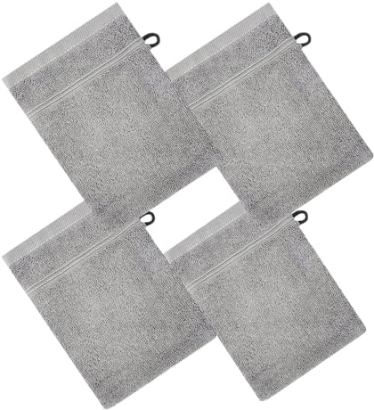 Gants De Salle De Bain De Douche, Exfoliant Pour Le Corps - Lave-Vaisselle En Éponge De Douche Pack De 4 Pièces Doux Pour Les Soins De La Peau Pour Les Femmes Et Les Hommes Pour Les Mains Et