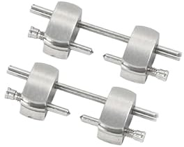ROUHO Kit de Conversion Bracelet avec Vis de Connexion Métal et Maillons d'Extrémité Caoutchouc Compatible pour Audemars Piguet Royal Oak Offshore 15710 15720