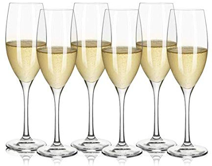 Stölze Lausitz CLASSIC 6er Set Champagnerkelch, Größe: 6,5x21,7cm, 240ml, 2000029