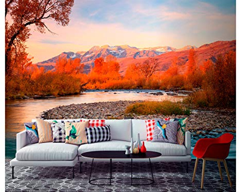 Fotomural Vinilo para Pared Paisaje Otoñal Utah | Fotomural para Paredes | Mural | Vinilo Decorativo | Varias Medidas 200 x 150 cm | Decoración comedores, Salones, Habitaciones.