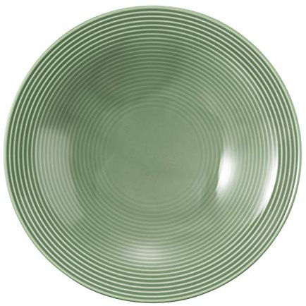 Seltmann Weiden 3 x Suppenteller rund 22,5 cm Beat Salbeigrün