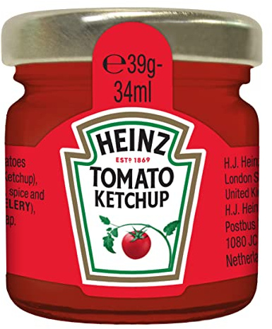 Heinz Mini pot Ketchup 33 ml (80 paquets)