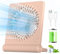 BIVBTP Desk Fan, 𝙐𝙨𝙗 𝘿𝙚𝙨𝙠 𝙁𝙖𝙣 With 2000mAh Rechargeable Battery,Powerful Super-Thin Small Table Fan, Electric Fans Cooling Quiet For Bedroom, Office, Outdoor, Traval-Pink