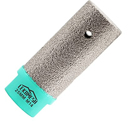 Fraise Diamantée 25mm x M14 LEKOMESH - Foret à Doigt Diamant Pour Amplification Façonner Bordure Le Trou - Porcelaine,Tuiles,Céramique,Marbre,Granit,Comptoirs,Plat