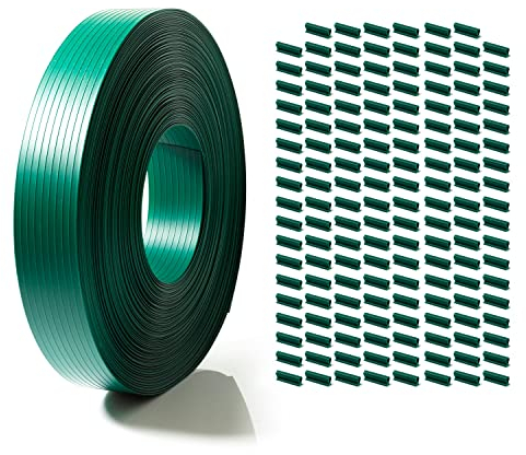 Pajaso Design Fence Privacy Tape - Moss Green PVC Covering System - 250' Roll for Chain Link Fences, Gates, Gardens or Yards