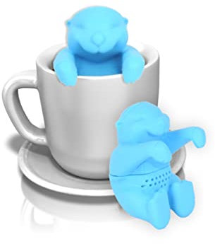 MAGICLULU Kaffeefilter Faultier-tee-ei Wiederverwendbarer Teediffusor Glasbecher Tee Ball Lustiges Tee-ei Elektrische Teekannen Tee-eier Aus Losen Blättern Früchteteefilter Teesieb Kristall