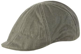 camel active Herren Schiebermütze aus Baumwolle Grau, Menswear-XL